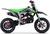 Moto de gasolina para niños Beneo Motors CROSS SX verde - 50cm3