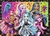 Trefl Puzzle Monster High: Elektrizujúci deň 4v1