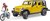 Bruder 02543 JEEP Wrangler Rubicon, horský bicykel a cyklista