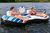 Bestway 43113 Nafukovací kruh/kreslo pre 2 osoby Rapid Rider, 251 x 132 cm