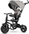 QPLAY Trojkolka Rito star Grey, skladacia, vek 10-72 mesiacov