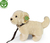 Plyšový pes zlatý retriever stojaci s vodítkom 25 cm ECO-FRIENDLY