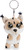 NICI Glubschis portachiavi Lince Lenzo 9 cm