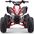 Benzínová štvorkolka pre deti Beneo Motors ZXT červená - 125cm3