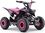 Benzínová štvorkolka pre deti Beneo Motors Adventure ružová - 50cm3