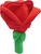 FLIPETZ 2v1 Cœur en peluche / rose - rouge