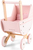 New Classic Toys Holzpuppenwagen mit Kissen und Decke - rosa