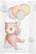 Prebaľovacia podložka Baby Mix Medvedík 47x70cm ružová