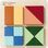 Montessori Štvorce skladačka puzzle
