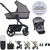 EASYWALKER Set XXL kočík kombinovaný Harvey5 Pebble Grey s príslušenstvom