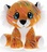 Tiger Star Sparkle plyšový oranžový 16cm sediaci
