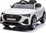 Elektrické autíčko Audi E-tron Sportback 12V, biele, široké jednomiestne sedadlo