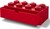 LEGO® stolný box 8 so zásuvkou - červená