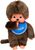 Monchhichi ragazzo con bavaglino blu 20cm