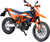 Maisto - Motocykel so stojanom, 2023 KTM 690 SMC R, oranžovo-modrá, 1:12
