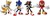 Comansi Sonic Geschenkset - 4 Figuren
