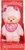 Monchhichi Mončiči dievča ružové Sakura 20 cm