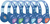 Lexibook Leuchtende kabellose Kopfhörer Disney Stitch