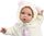 Llorens 14208 BABY JULIA - realistická bábika bábätko s mäkkým látkovým telom - 42 cm