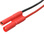Konektor pozlátený 2.0mm samec s káblom 20AWG 10cm