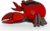EUGY Krabbe 3D Kartonbausatz