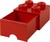 LEGO® кутия за съхранение 4 - с чекмедже червена 250 x 250 x 180 мм