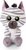 NICI Glubschis Plüsch Zebra Mankalita 25cm