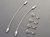 Killerbody-Karosserieclips (4), Stahl. Kabel 120 mm (2)