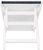 Ramp, height-adjustable, MDF, 36 × 43 × 90 cm, white