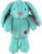 Hračka Dog Fantasy Cuddle Zajíček s tlukoucím srdcem tyrkysová 29cm