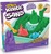 Kinetic sand krabica tekutého piesku s podložkou zelená