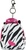 Squishmallows mikro batôžtek - zebra Tracey