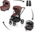 Kolica Move Cross 5X + autosjedalica XM Plus i-Size, Amber Brown