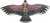 Cerf-volant aigle volant en nylon 160x55cm dans un sac en tissu 11x70x2cm