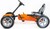 Detská šliapacia motokára Go-kart Baby Mix Buggy oranžová