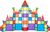 Cleverclixx – Ensemble de construction magnétique Inventive Pack Intense – 110 pcs + 15 pcs gratuits
