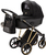 ADAMEX Kombikinderwagen Belissa Special Edition Schwarz/Gold