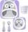 SKIP HOP Zoo Set regalo da pranzo in melamina Gufo Invernale 6 m+