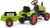 Falk Šliapací traktor 2041C Claas Arion s vlečkou a otváracou kapotou
