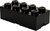 LEGO® úložný box 8 - čierna 250 x 500 x 180 mm