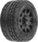 Pro-Line koleso s pneu 1:18 Menace Street H12mm, disk čierny (4): Granite GROM