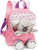NICI Rucksack 21x26cm mit Plüschtier Koala 25cm, rosa
