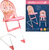 Dolls World Skladacia jedálenská stolička pre bábiky 56 cm