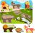Lucy &amp; Leo 225 Lesné zvieratká -Drevené vkladacie puzzle 7 dielov