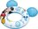 Bestway Nafukovací kruh - Disney Junior: Mickey a priatelia, 74 x 76 cm