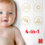 HUGGIES® Einwegwindeln Extra Care Gr. 4 (8-14 kg), 76 Stk. BOX