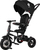 QPLAY Trojkolka Rito air gel (Rubber) Black, vek 10-72 mesiacov