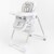 Jedálenská stolička Baby Mix Infant grey