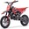 Motocicleta de gasolina para niños Beneo Motors CROSS XM roja - 50cm3