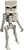 Mattel Minecraft JFR44 Filmová Figúrka Skeleton